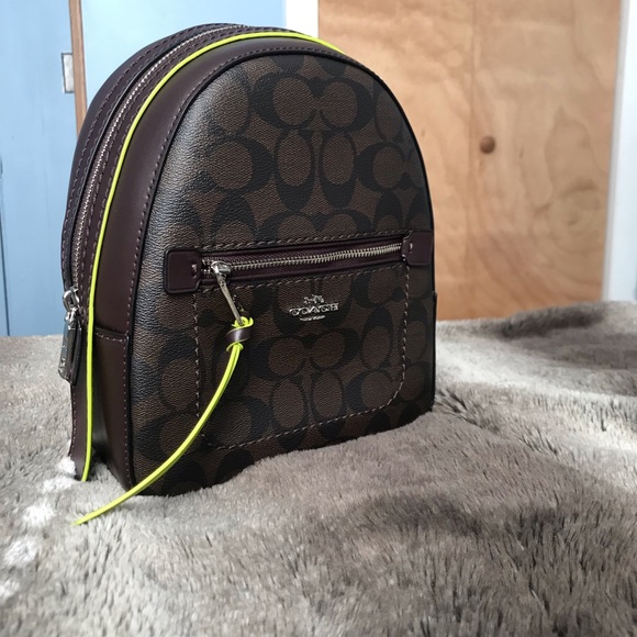 coach andi backpack in signature canvas
